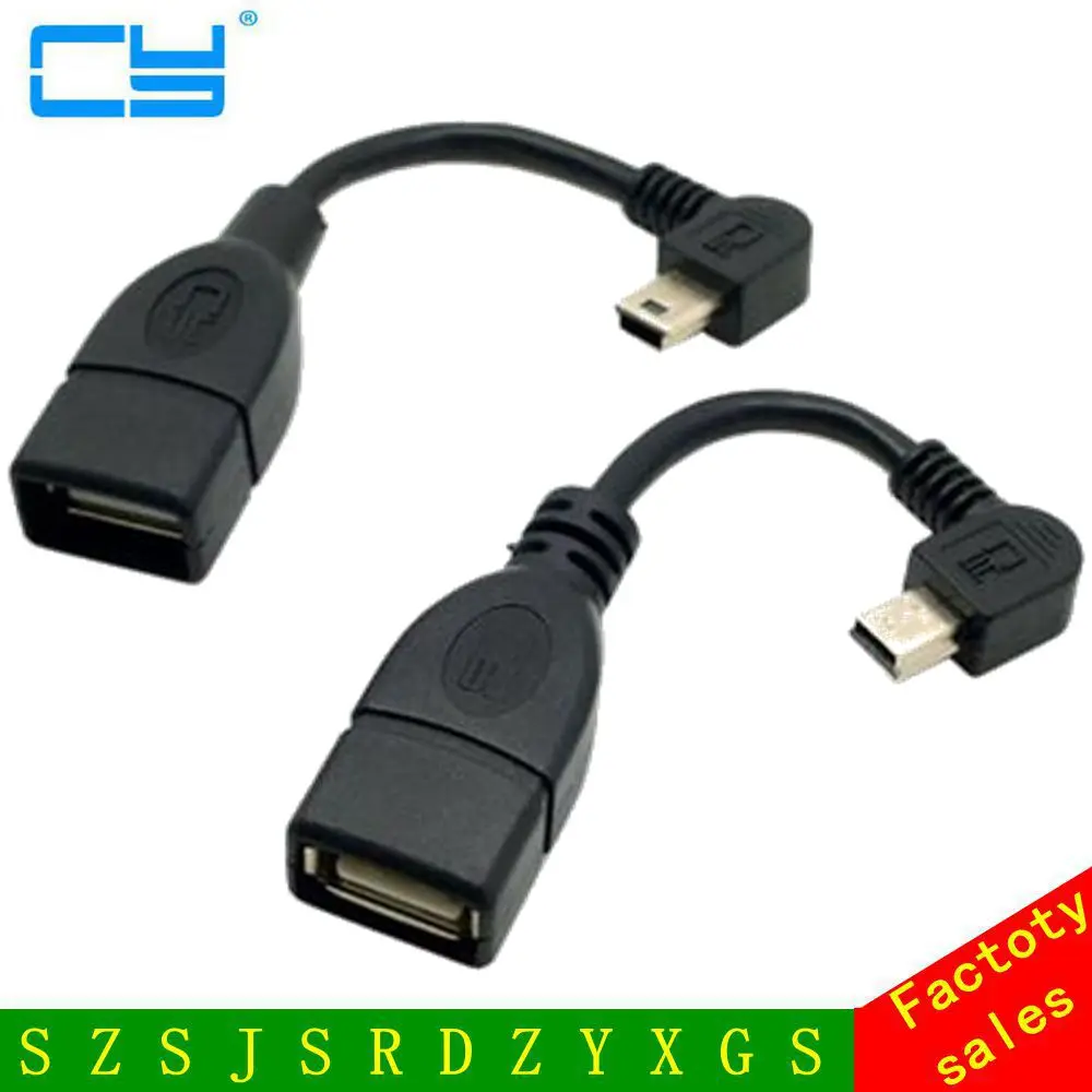100% тестирование перед отправкой USB A мама к Мини B папа кабель адаптер 5P OTG V3 порт