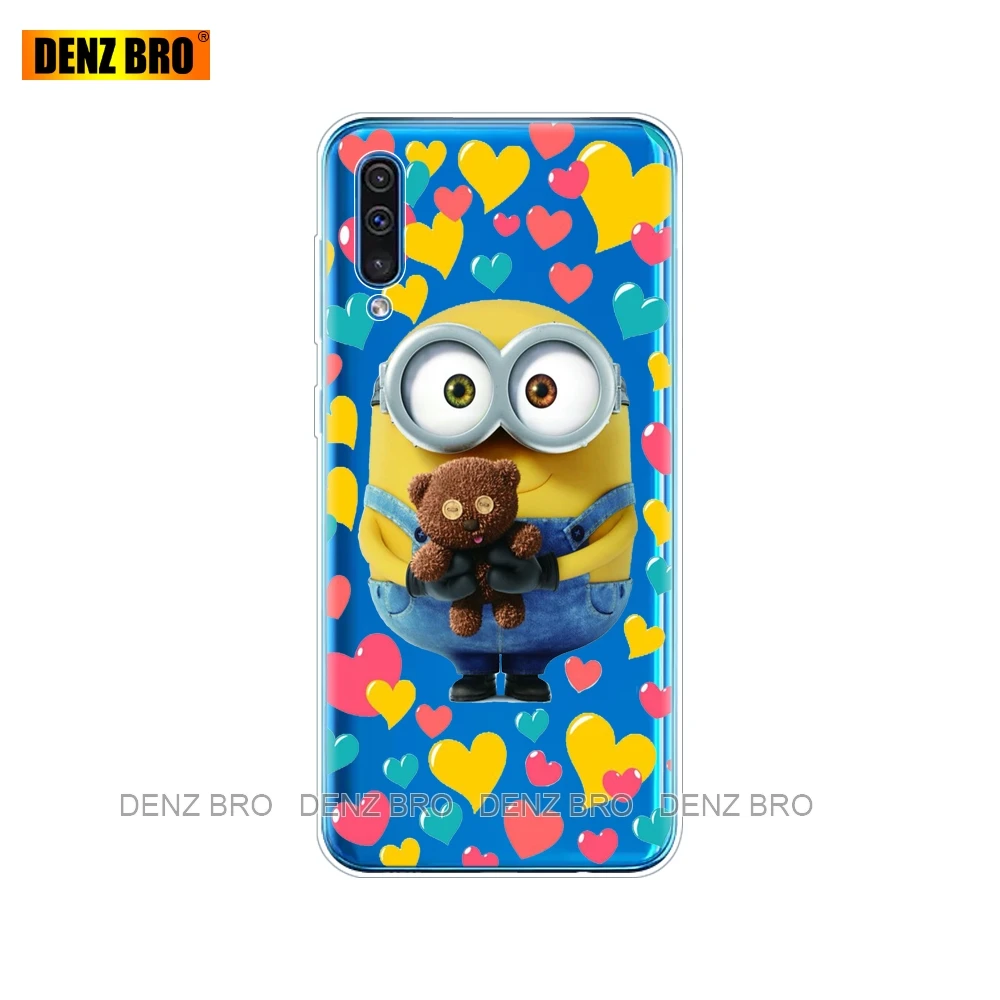 34653 Чехол-бампер для samsung Galaxy A50, силиконовая прозрачная задняя крышка, чехол для телефона samsung A50 A505 A505F SM-A505F, мягкий чехол 6,4 - Цвет: 34653
