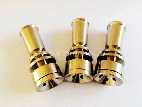 

Pure Titanium Ti Gr2 10mm Domeless Female Joint Nail Tip