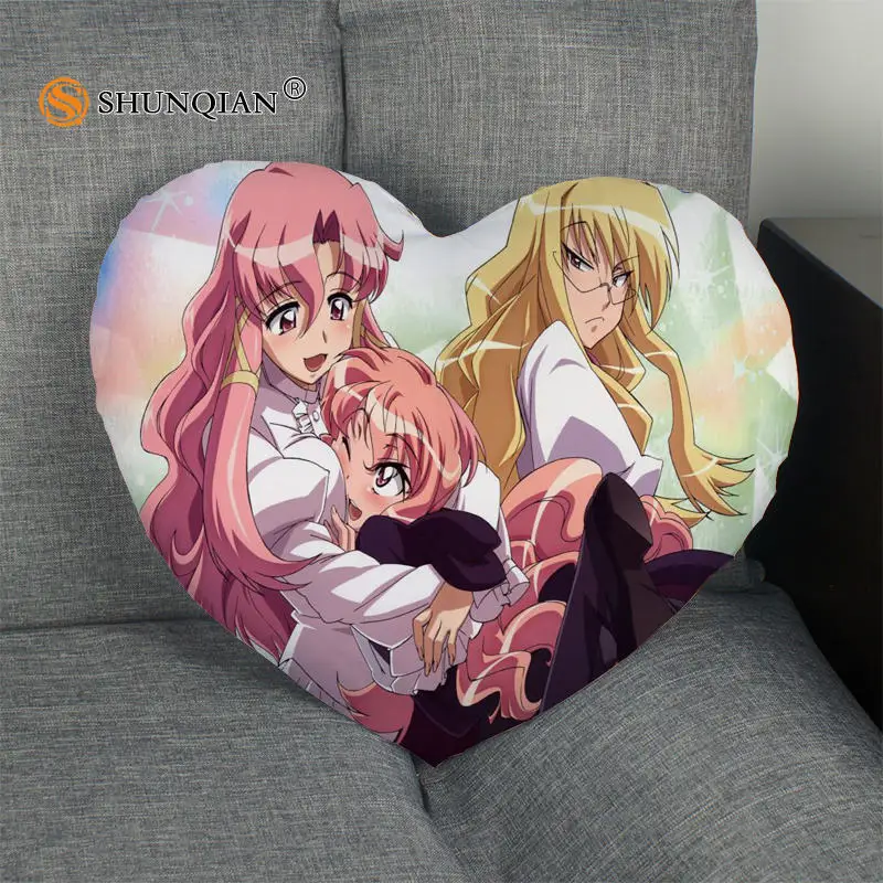 Наволочка в форме сердца Zero Tsukaima на молнии размер 41x36 см 47x42 см|pillow cover custom|pillow