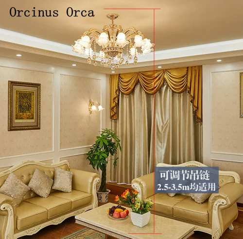 Французская роскошная хрустальная люстра для гостиной столовой европейский