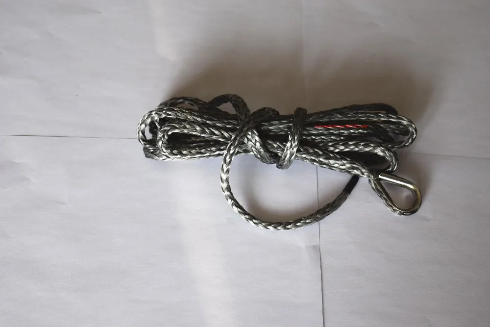 

Free Shipping Grey 6mm*3m ATV Snow Plow Lift Rope,Offroad Rope,ATV Winch Rope
