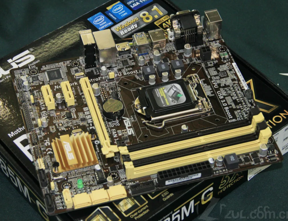 100% оригинальная Бесплатная доставка Материнская плата ASUS B85M G DDR3 LGA 1150 32GB Intel B85