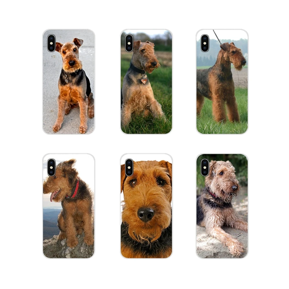 Airedale Terrier аксессуары для собак чехлы телефонов Чехлы Samsung Galaxy A3 A5 A7 A9 A8 Star A6 Plus 2018 2015