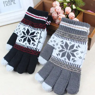 

Warm Winter Gloves Knitted Touch Gloves Men Women Gloves Touch Screen Glove Newhot Fashion