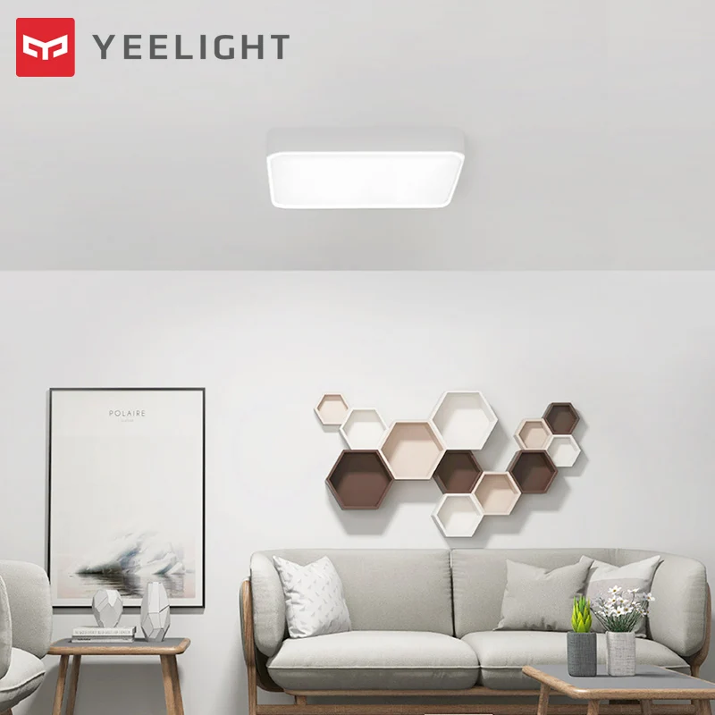 Оригинальный xiaomi mijia Yeelight умный квадратный светодиодный потолочный плюс свет