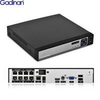 gadinan 5mp 8ch 4ch ip nvr full hd poe 48v ieee802 3a nvr network video recorder for poe ip cameras p2p xmeye cctv system
