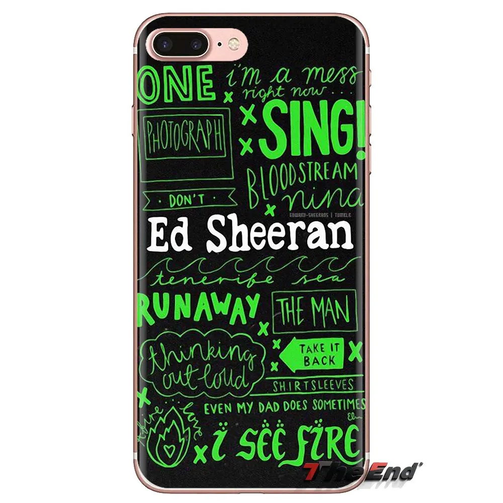 Soft Transparent Shell Covers For Samsung Galaxy J1 J2 J3 J4 J5 J6 J7 J8 Plus 2018 Prime 2015 2016 2017 ed sheeran funny anime |