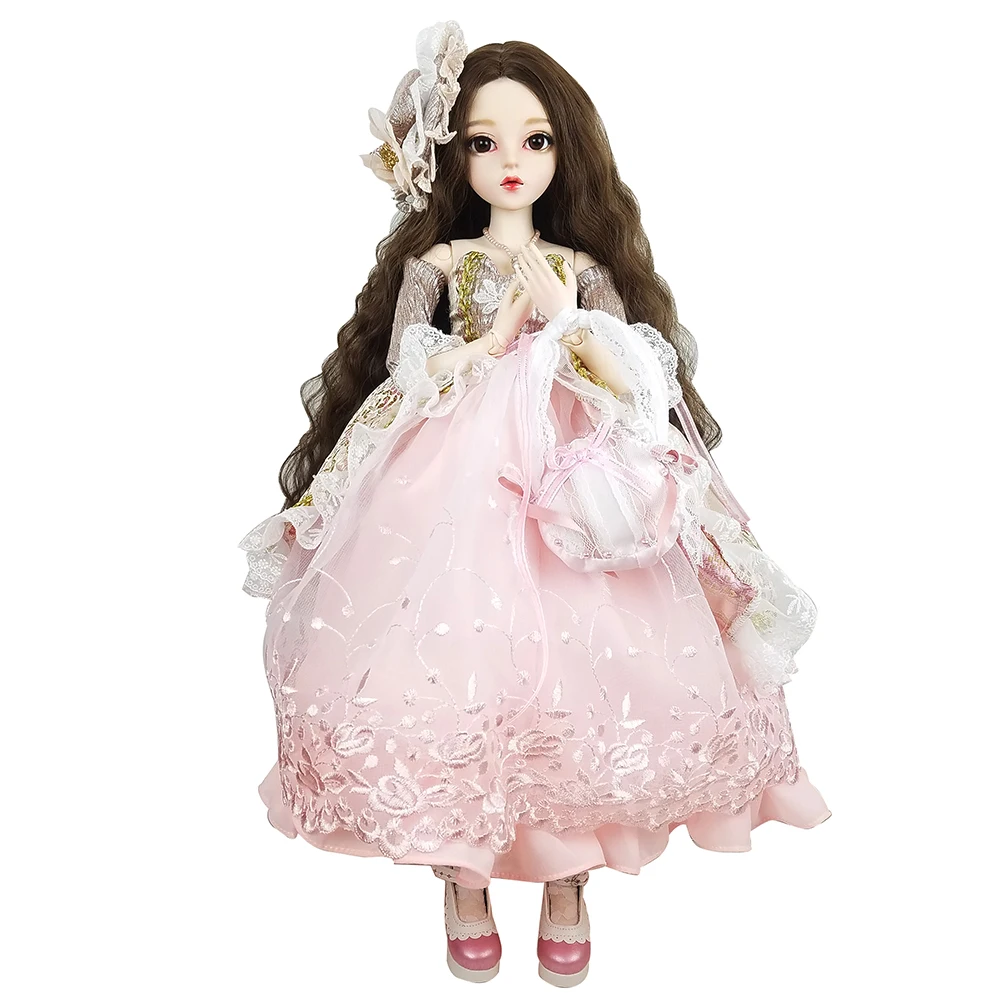 24 &quotполный комплект BJD кукла + макияж ручной работы дюйма 60 см EVA леди Countes