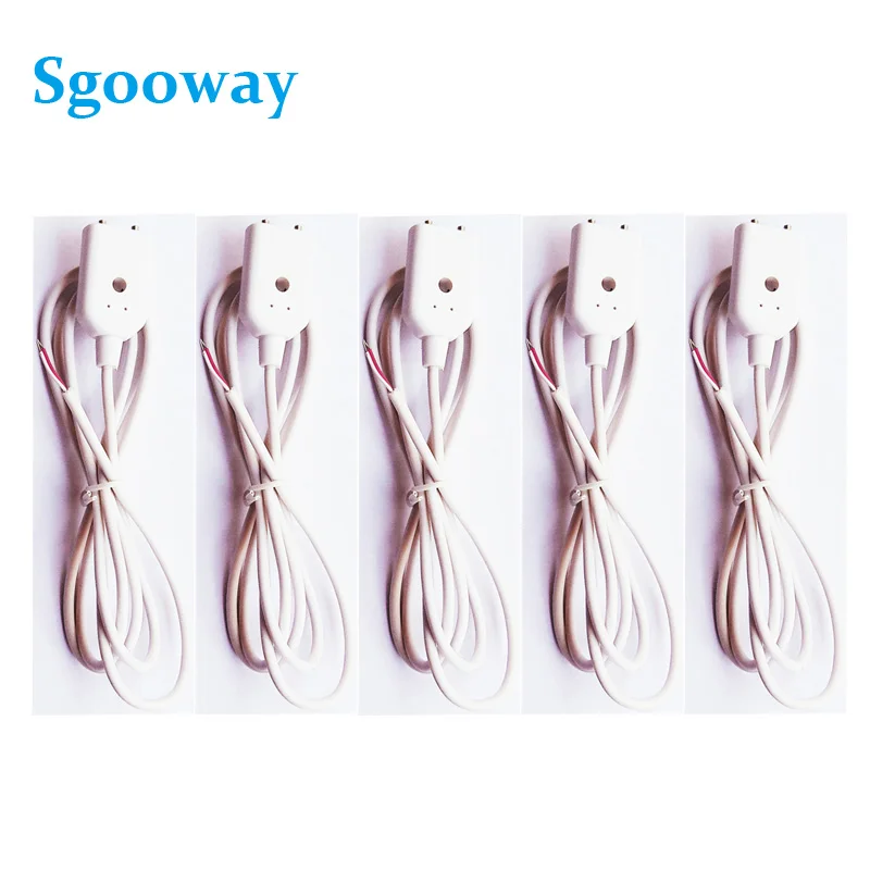 B 5PCS Sgooway проводной датчик утечки воды детектор утечки воды для сигнализации gsm pstn сигнализация домашняя сигнализация - Цвет: B 5PCS
