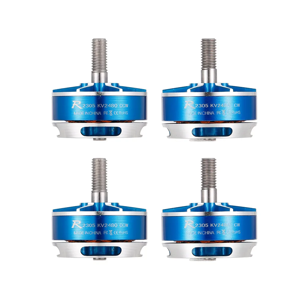 2 пары SUNNYSKY R2305 2480KV CW CCW 3 4S бесщеточный двигатель для 210 QAV250 FPV гоночного дрона