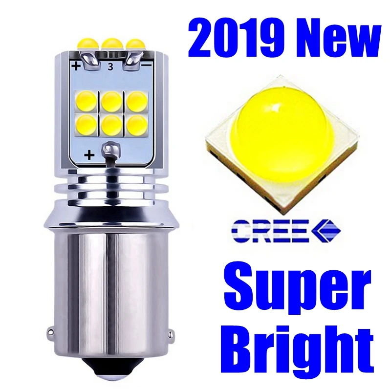 1 шт. 1156 P21W BA15S 7506 R10W супер яркий CREE Чип светодиодный автомобильный резерв лампы
