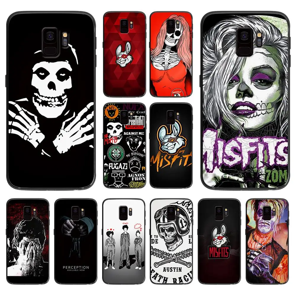 Misfits zz мягкий чехол для телефона Samsung Galaxy S6 S7 S8 S9 S10e Plus Note 8 9 чехлы|Чехлы-накладки| |