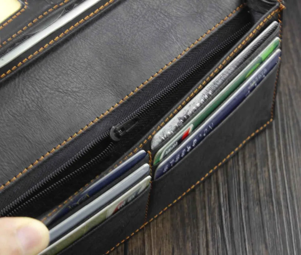 Высококачественный мужской кошелек/цепочка для денег в байкерском стиле рок