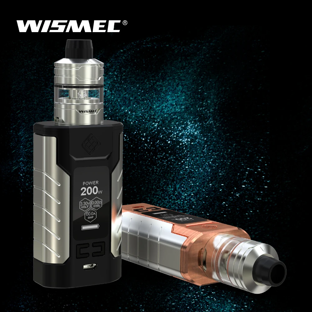Оригинальный Wismec Sinuous FJ200 комплект с атомайзер разделитель 2 мл/4 мл бак встроенный