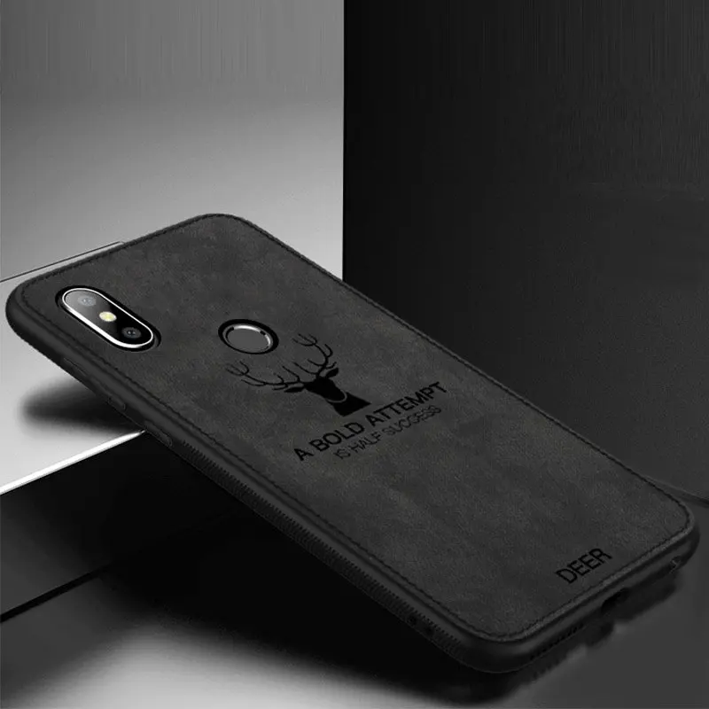 Fabric Case For Xiaomi Redmi Note 5 Pro Plus Mi Max 3 2 Mix 2S A2 A1 6X 5X 8 SE 6 Soft Back Cover Christmas Phone Coque Etui |