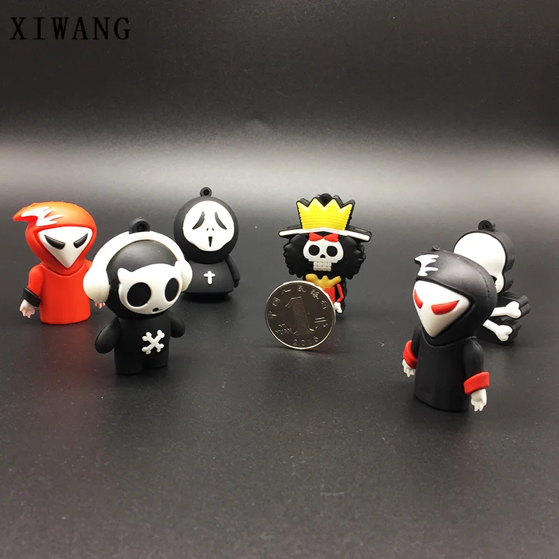 Usb флеш-накопитель с героями мультфильмов, usb 128GB Death is coming, силиконовый флеш-накопитель, 4 gb, 8 GB, 16 gb, 32 GB, с Рождеством/Хэллоуином/подарком