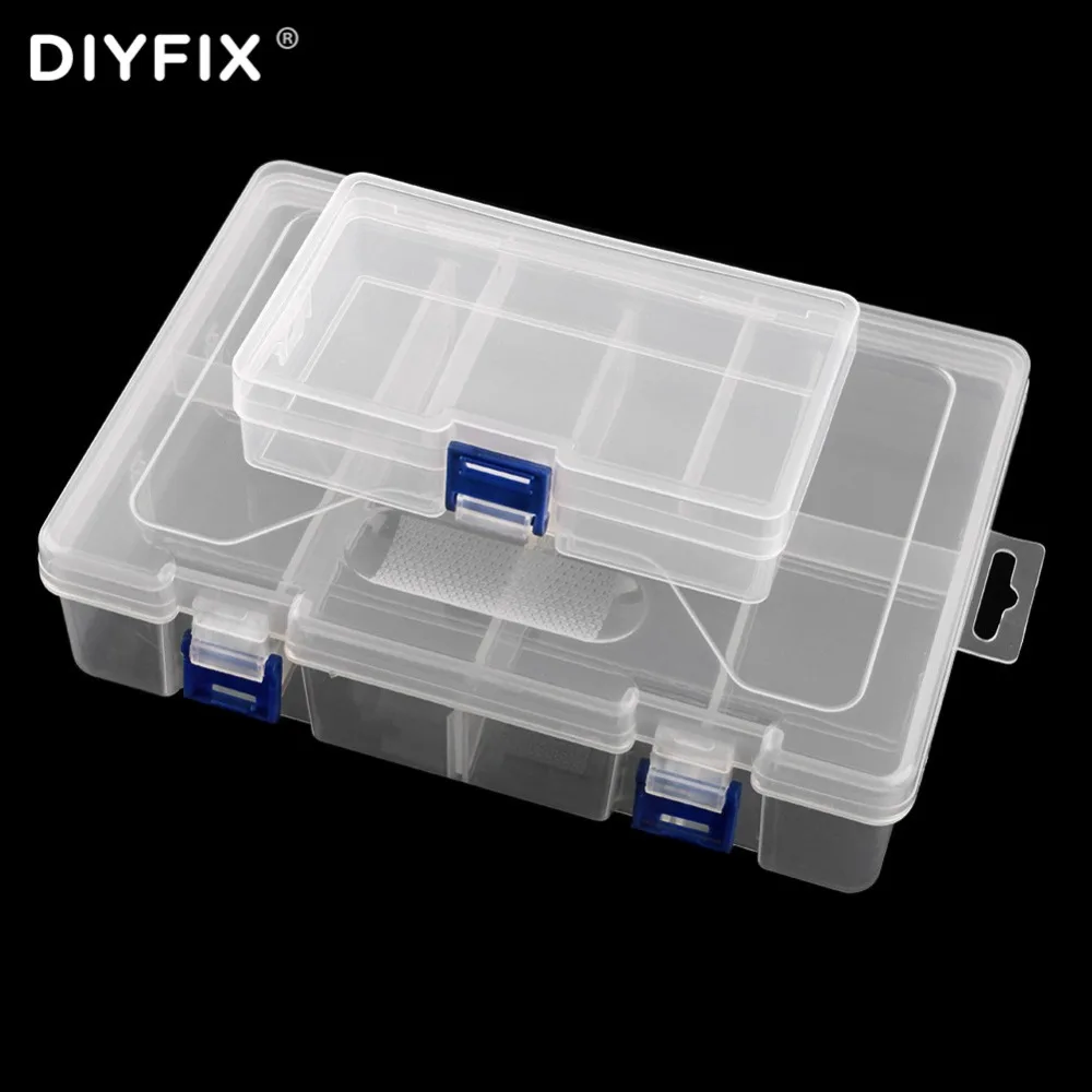 DIYFIX портативный ящик для хранения ювелирных инструментов контейнер электронных