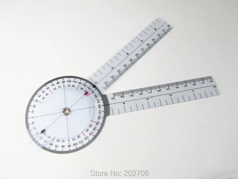 3 шт./лот набор гониометров транспортир медицинская линейка 12 дюймов + 8 |