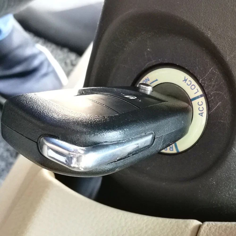 Car Ignition Switch Cover Luminous Key Ring Hole Sticker Styling | Автомобили и мотоциклы