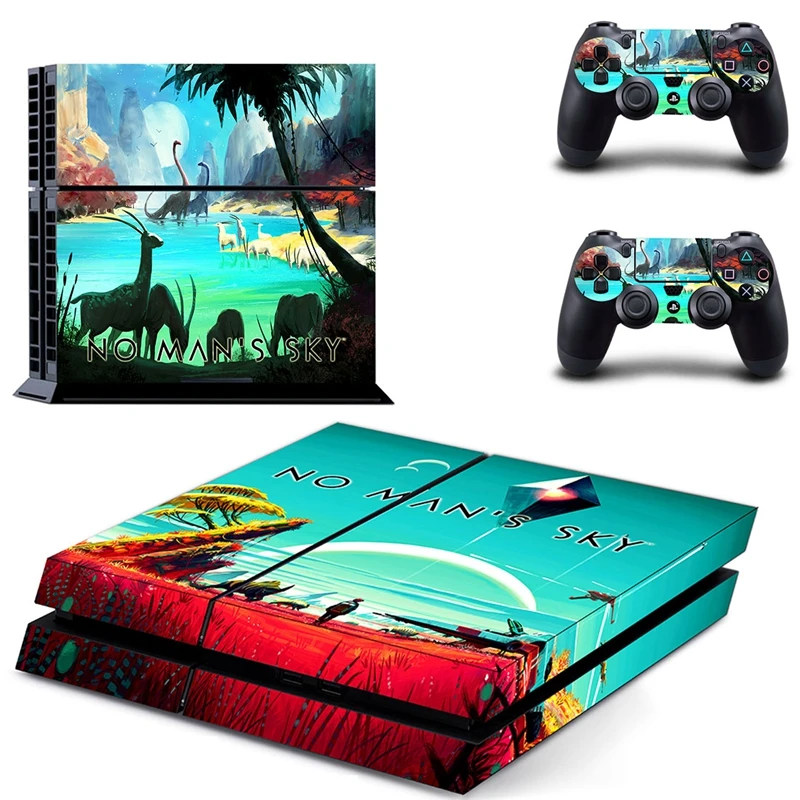 Винил no man's Sky игры Обложка для наклейка PS4 Стикеры Игровые приставки 4 и 2
