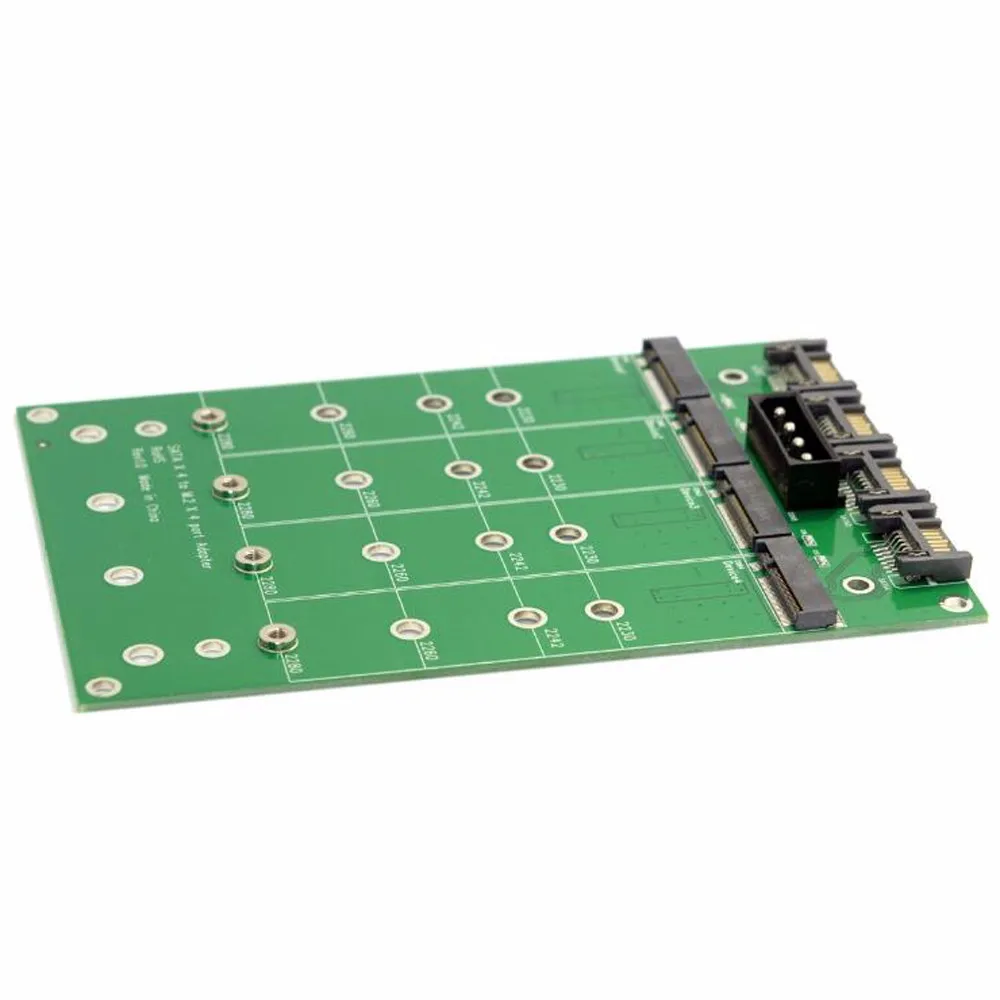 Адаптер M.2 SATA к M2 адаптер 4x NGFF B или B/M ключ SSD SATA3.0 7Pin конвертер жесткого диска