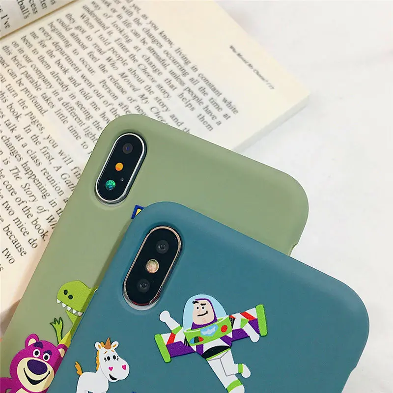 Toy Soft Case For coque iphone 6 6s 7 8 Plus Cute Cartoon Phone Cover 11 pro x xs max xr Ultra Thin Shell |