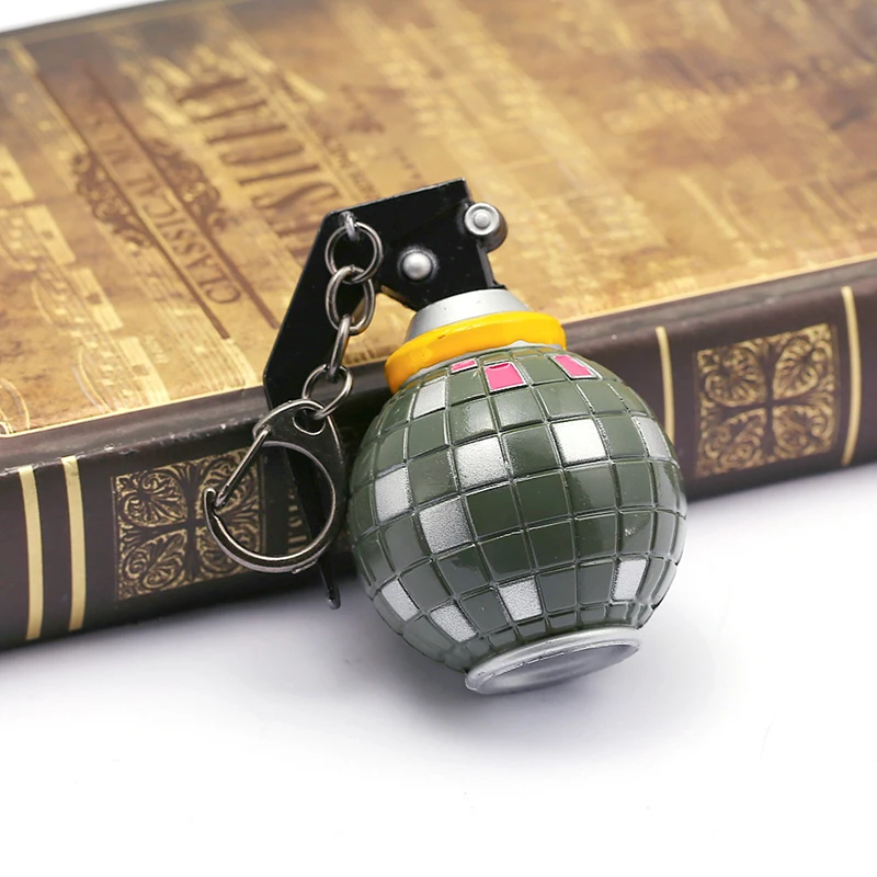 Hot Selling Diy Handmade Model Grenades Frag Keychain FPS Bomb Games Llaveros Brelok Weapon Gamer Souvenirs Jewelry Bom | Украшения и