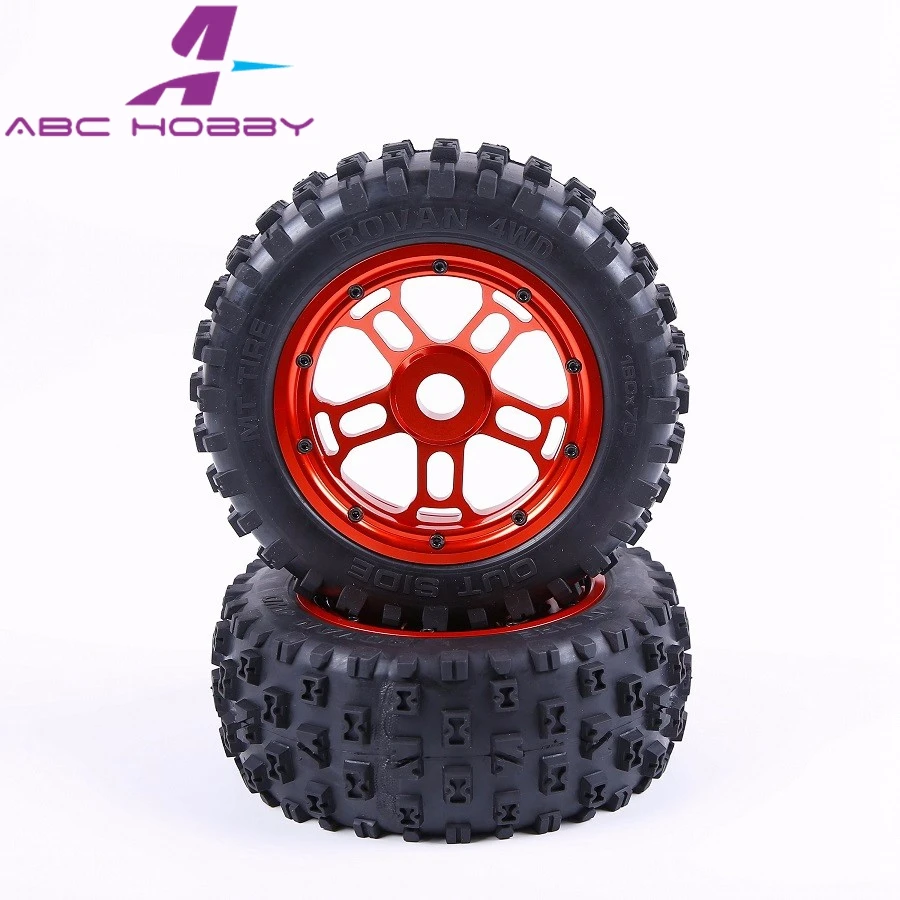 LT (LOSI 5ive-T) грузовик 1/5 RC сильные шины с ЧПУ сплава ступицы набор | Игрушки и хобби