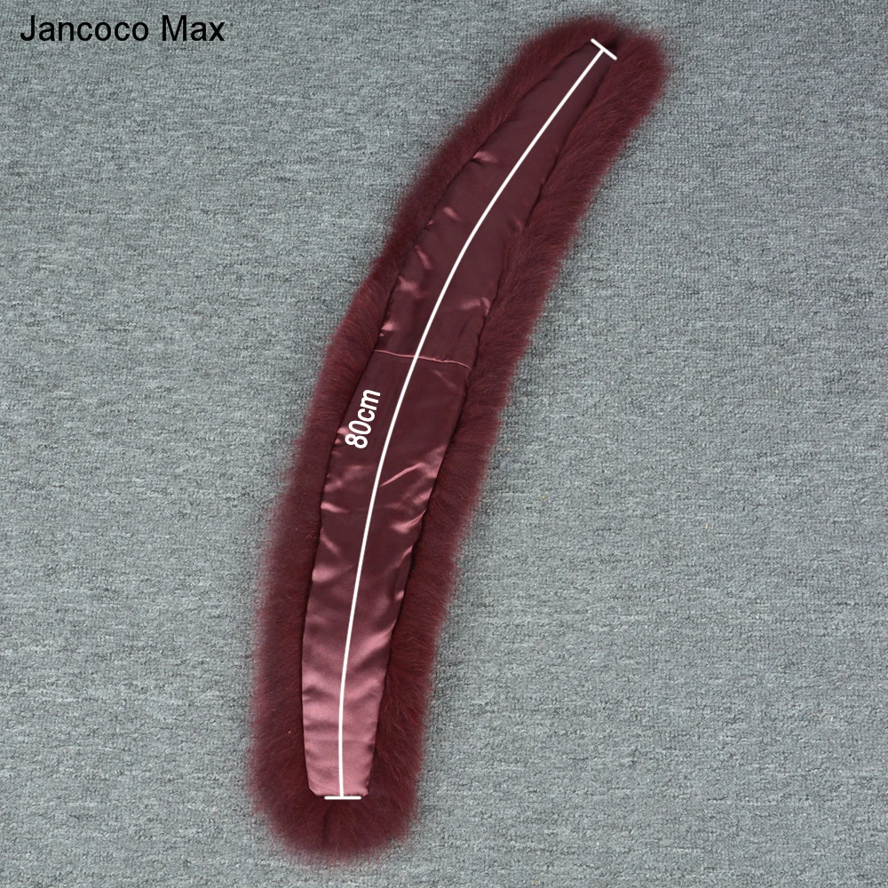 Jancoco Max* натуральный Лисий мех большой воротник шарф женский модный стиль магнит шали осень зима воротники S7205