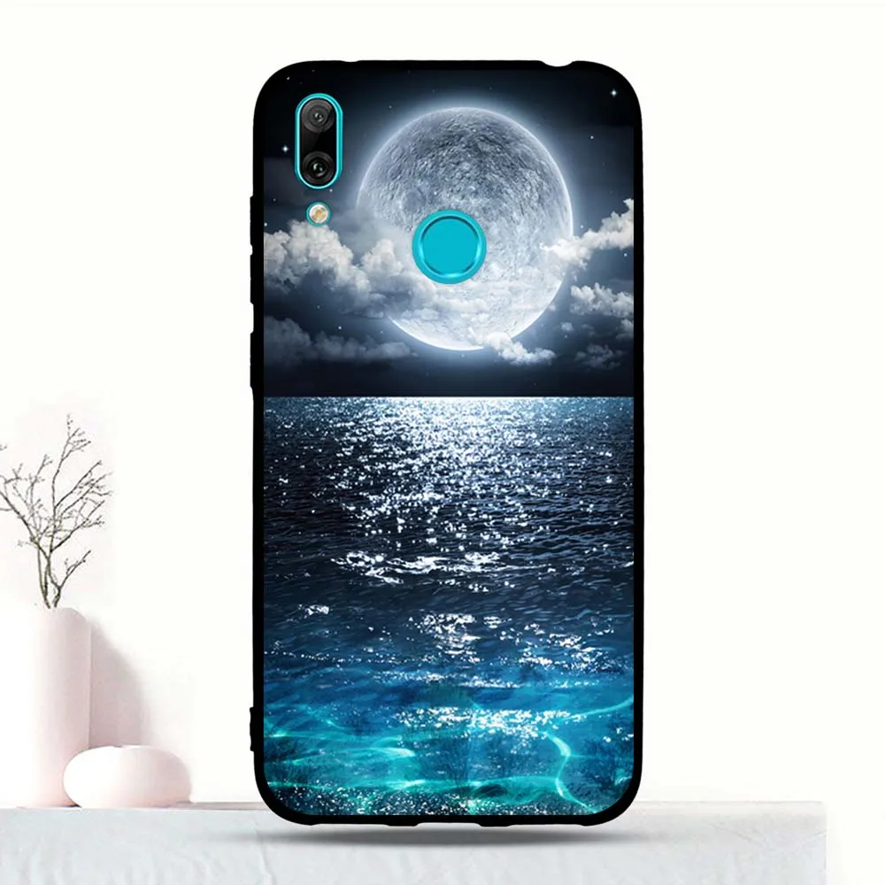 Для huawei Y7 Y7 Prime Y7 Pro чехол силиконовый для huawei Enjoy 9 мультяшный 3D принт Funda бампер чехол 6,2" чехол для телефона - Цвет: 3