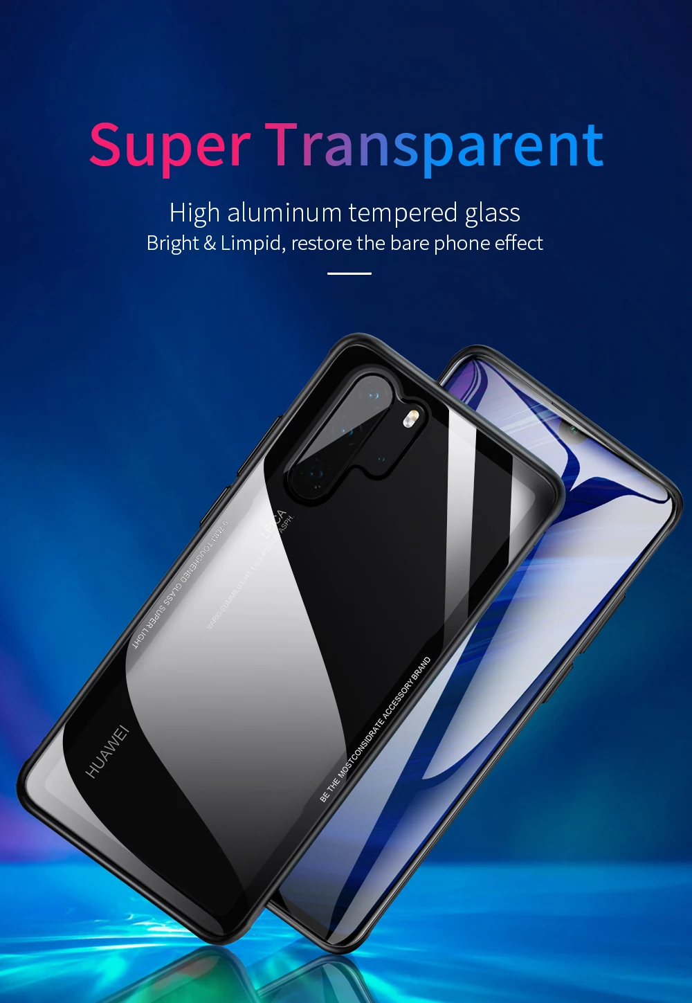 Роскошный стеклянный чехол Essager для huawei P30 Pro mate 20 Pro, задняя крышка из закаленного стекла для huawei P30Pro mate 20, чехол Fundas