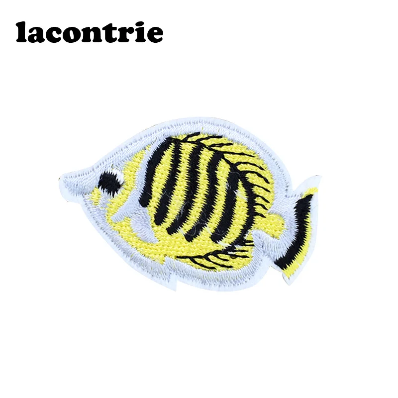 5 шт. патчи с тропическими рыбками для одежды|patches for clothing iron|fish patchpatches |