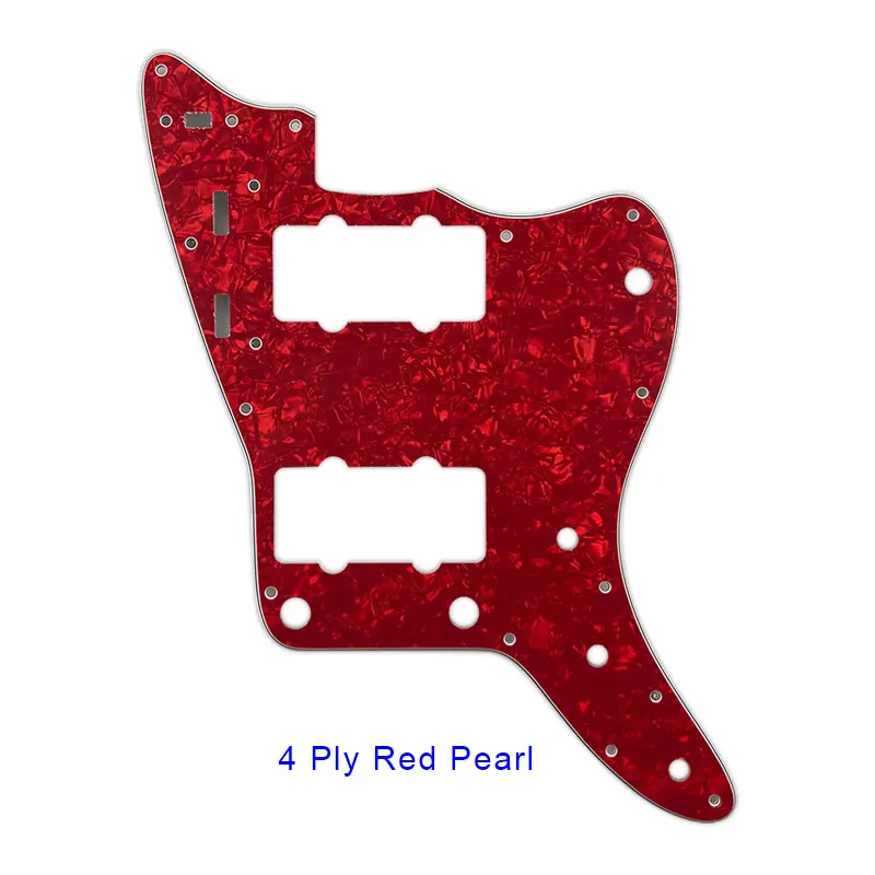 Pleroo аксессуары для гитары pickguards костюм для fender US Jazzmaster гитара 13 отверстий царапина пластина лучшее качество для замены