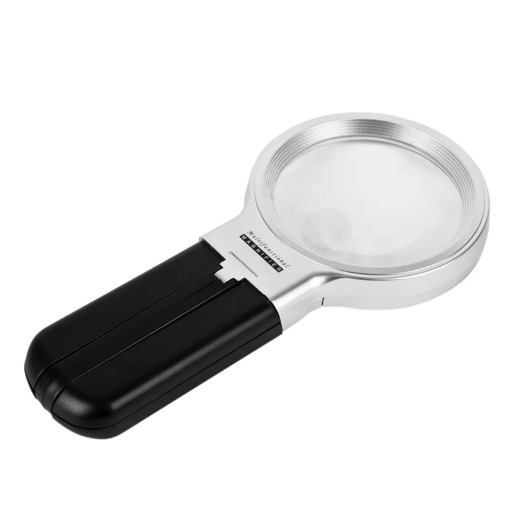 Multifunctional Desktop Handheld Magnifier Jewelry Loupe Adjustable Angle Reading Watch Repair Magnifying Glass LED Desk Lamp | Дом и сад