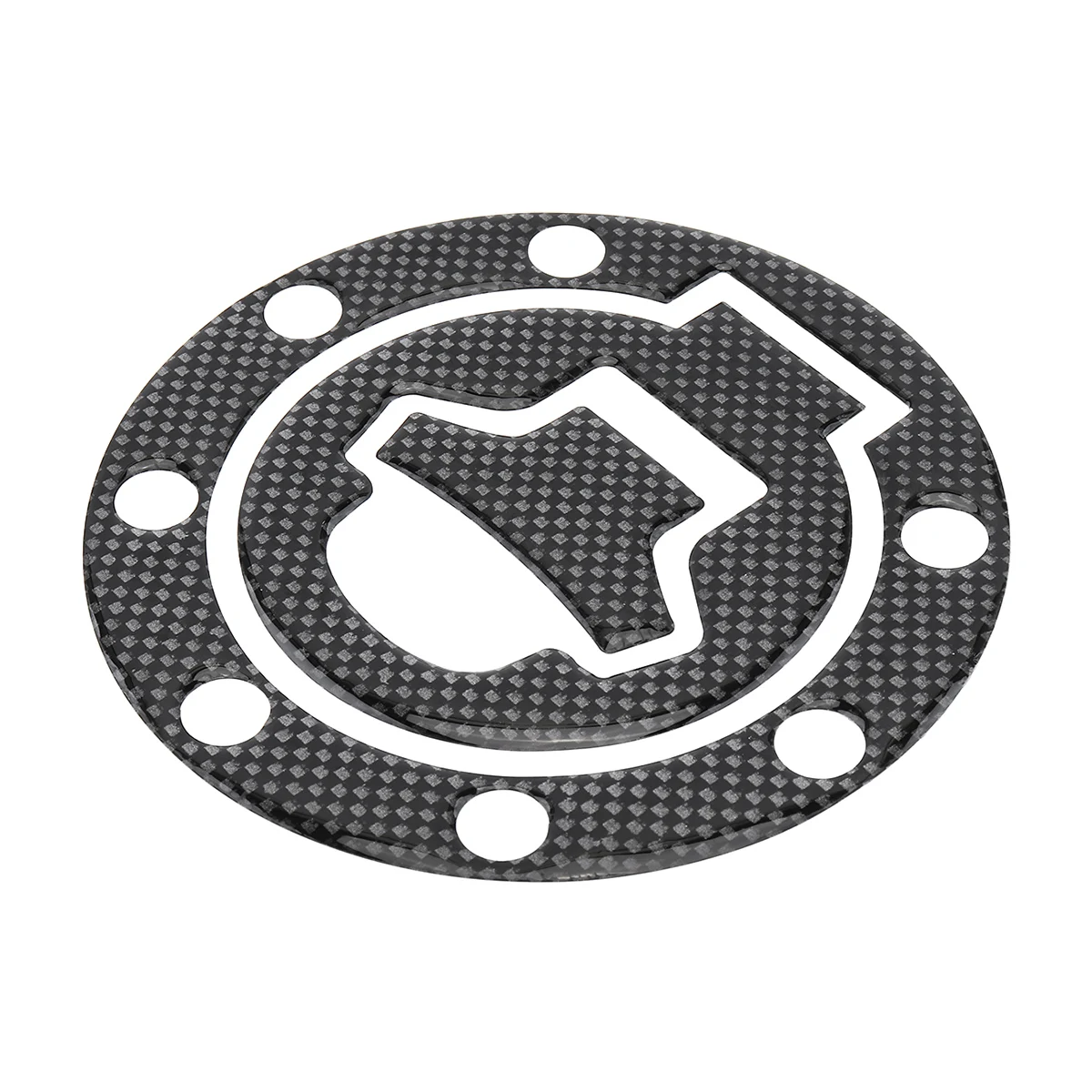 

Universal Circular Rubber Black Motorcycle Fuel Gas Cap cover Tank Protector Pad Sticker Decal for Honda Suzuki Kawasaki