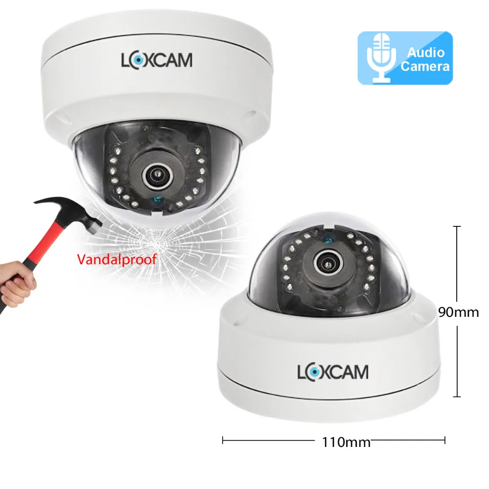 H.265 16CH 4 K POE NVR комплект 5MP CCTV система аудио Крытый уличная Антивандальная IP66