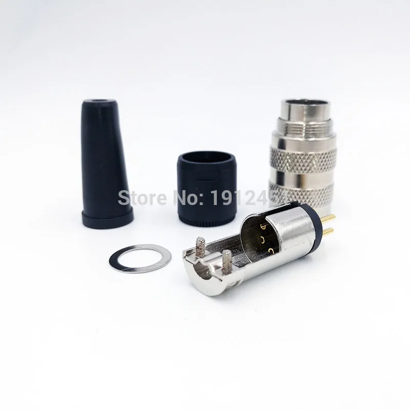 M16 коннектор датчика водонепроницаемый IP65 штекер 2 3 4 5 6 7 8 12 14 16 19 24Pin|connector waterproof|ip65