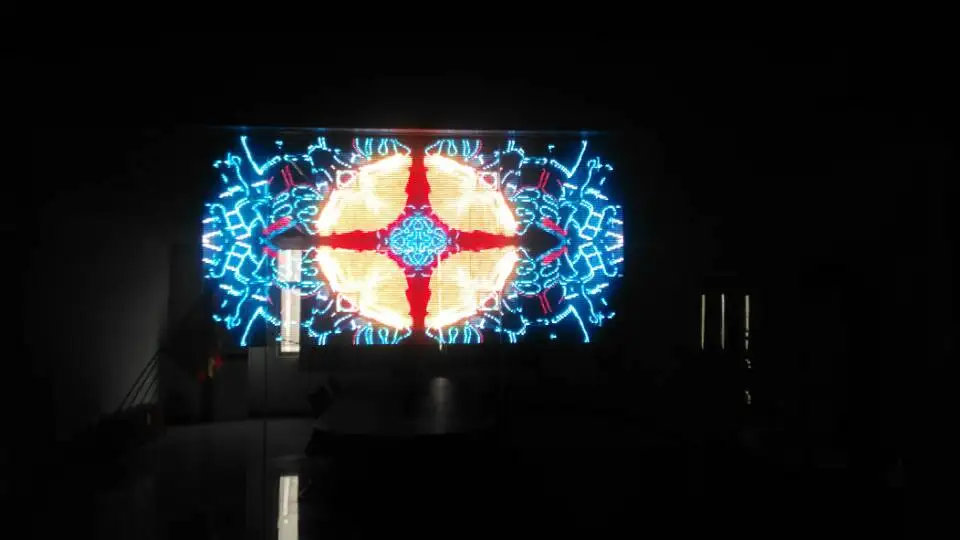 

Kaler высокая яркость LED прозрачность светодиодный экран P3.91 Крытый 500x500 мм 128x128 точка пикселей для стеклянного окна прозрачный