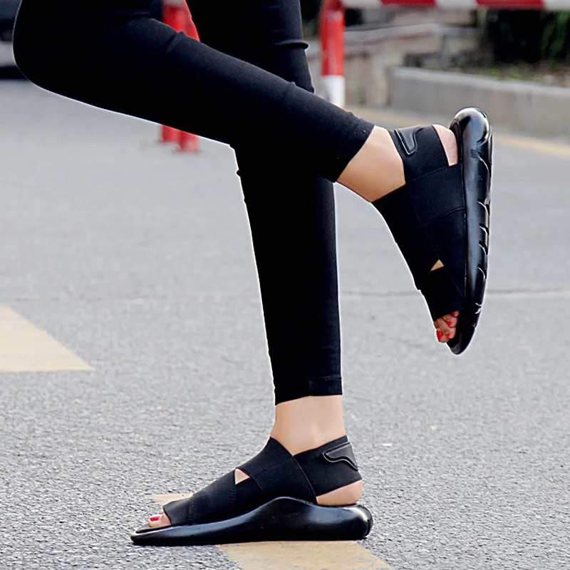 Сандалии унисекс для мужчин и женщин пляжные шлепанцы плоская подошва улицы