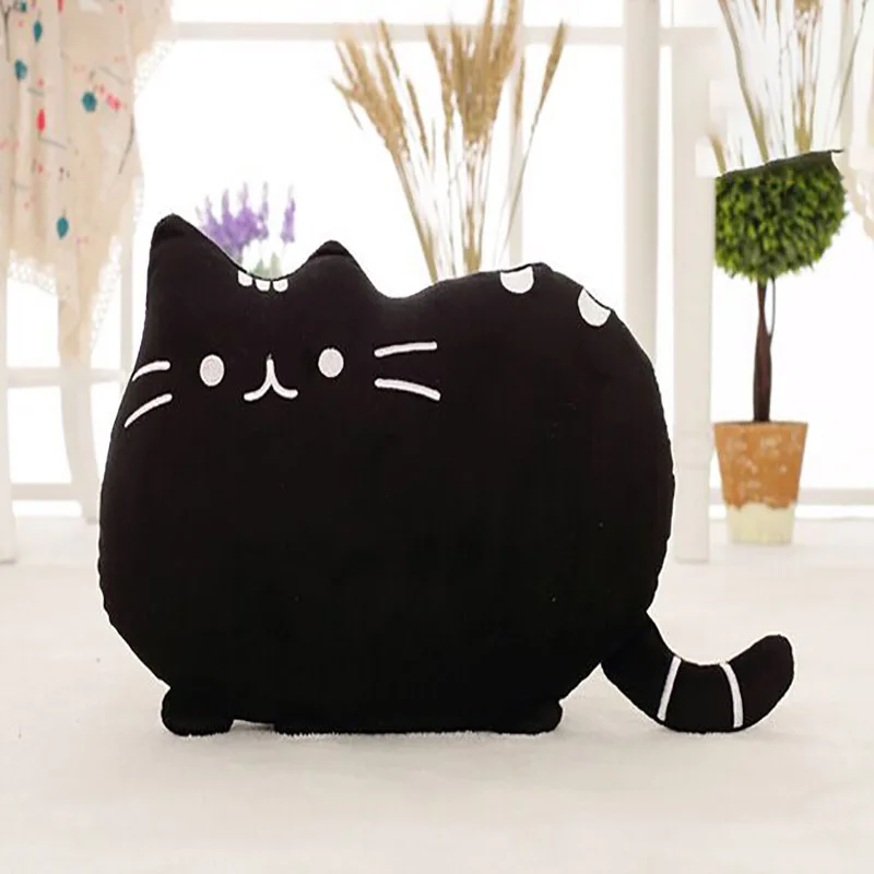 40*30 см Kawaii Cat подушки с застежкой молнией только кожи без ПП хлопка печенье