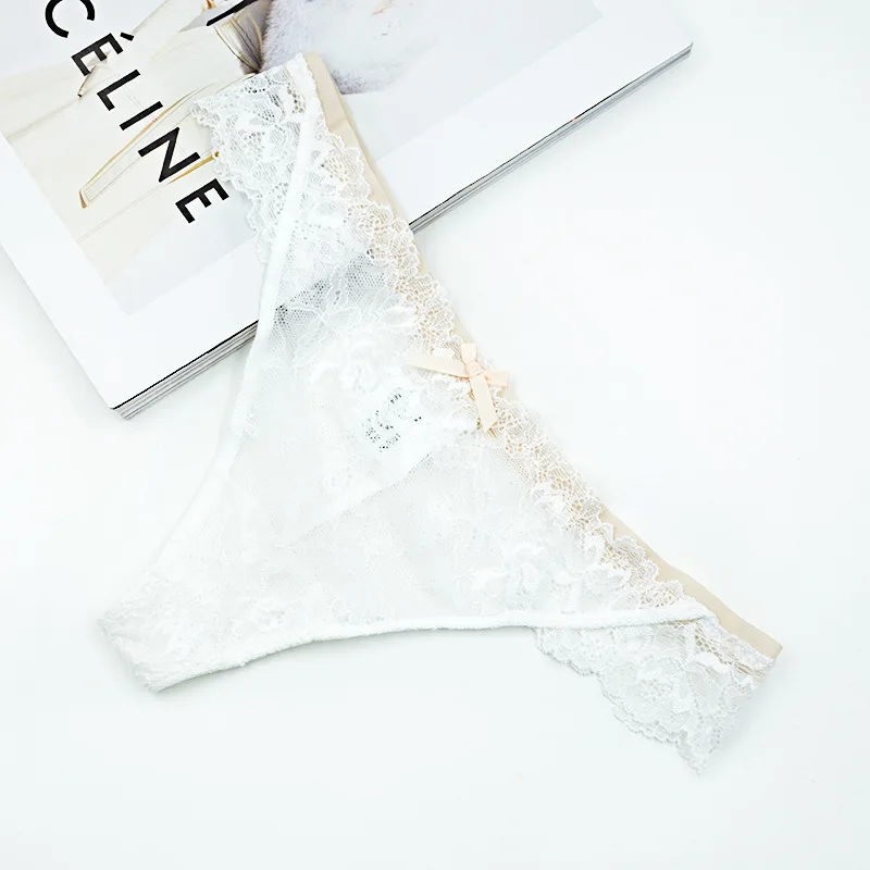 Женские сексуальные стринги бесшовные кружева с низкой талией страсть