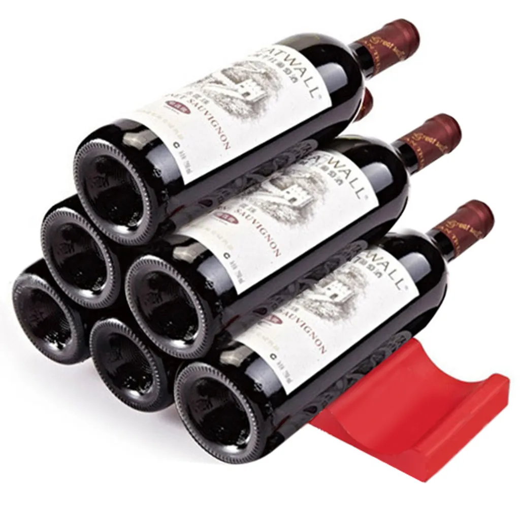 Органайзер для винных бутылок держатель силиконовый штабелер банки коврики