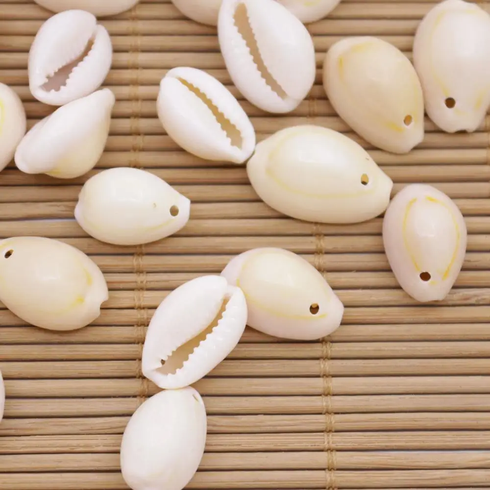 454g 15mm-22mm Natural Beige Sea Shell Conch Pendant Earring 440pcs