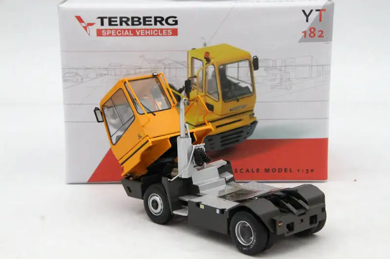 Terberg 1:50 специальные транспортные средства YT182 трейлер голова литья под давлением