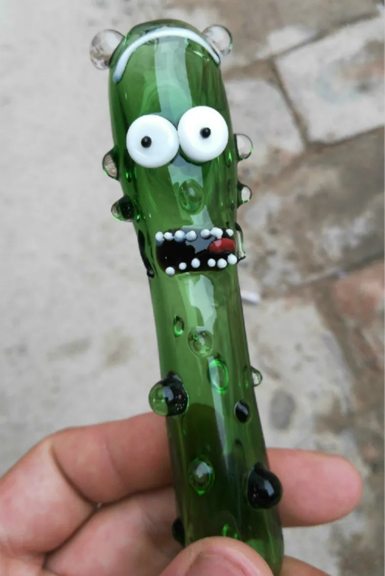Cucumber Glass Blunt Pipe Weed Smoking Novelty Personality Tobacco Accessories Gift Preferred Cigarette Herb Grinder Filters | Дом и сад