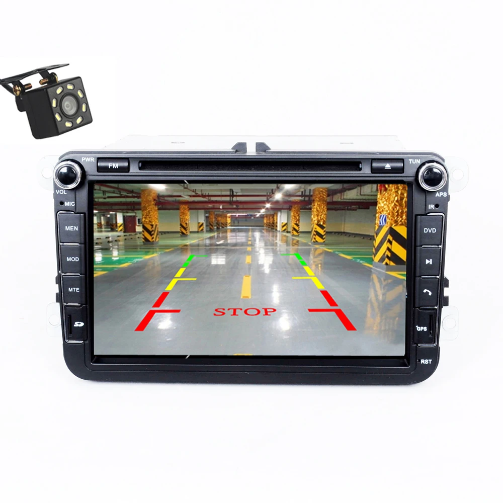 2 din мультимедиа автомобиля для VW GOLF DVD PASSAT B6 B5 jetta Polo CC TIGUAN OCTAVIA 2din автомобильный 8