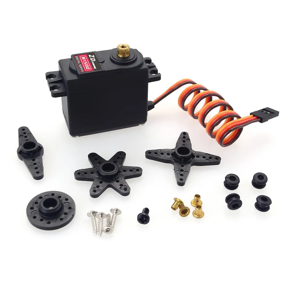 Детали модели ZD Racing M1500 15кг Аналоговый сервопривод 1/8 1/10 RC Car Traxxas HPI HSP медный зуб