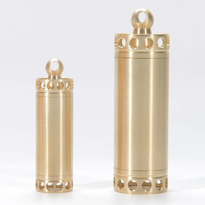 Outdoor Aluminium Waterproof Strong CNC Emergency First Aid Kits Safety Survival Pill Bottle Camping EDC Tank Box For Medicine | Спорт и