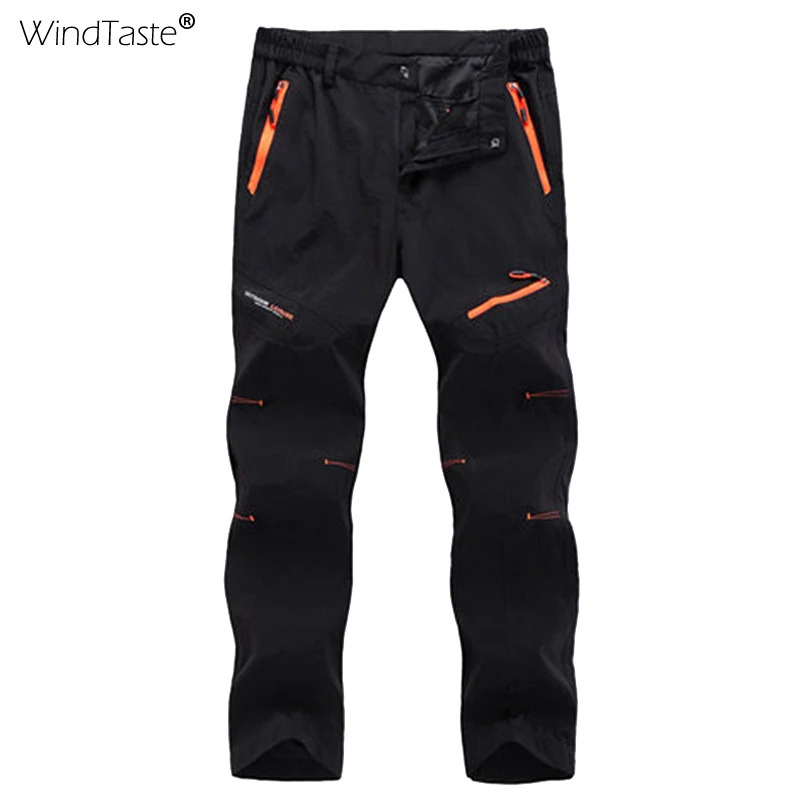 WindTaste 5XL летние мужские быстросохнущие крутые длинные походные брюки для